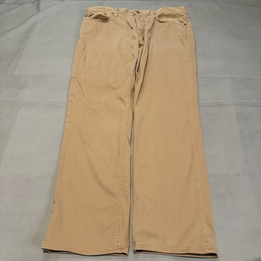 Polo Ralph Lauren Men Khaki Tan Chino Pant Straight Casual Trouser-35x30-6415